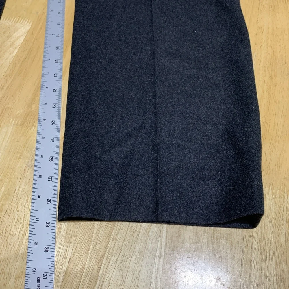 VGT Banana Republic Stretch Pants Mens 38Rx29 Black 62% Wool/Laine‎ Dress